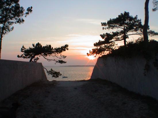 Coucher de soleil au Pyla